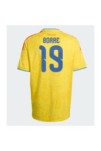 Kolumbia Rafael Santos Borre #19 Jalkapallovaatteet Kotipaita MM-kisat 2026 Lyhythihainen
